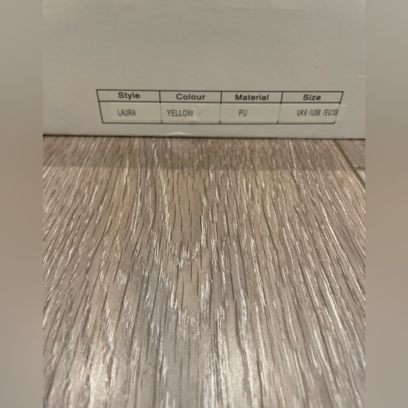 New in box Ego PU Yellow Croc boots size 39 - Picture 2 of 10